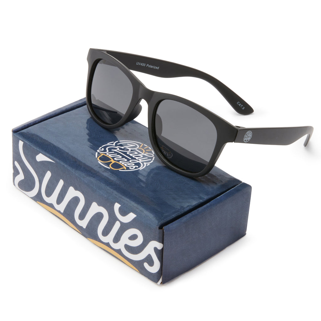 Black Polarised Children’s Sunglasses | Durable UV400 Protection