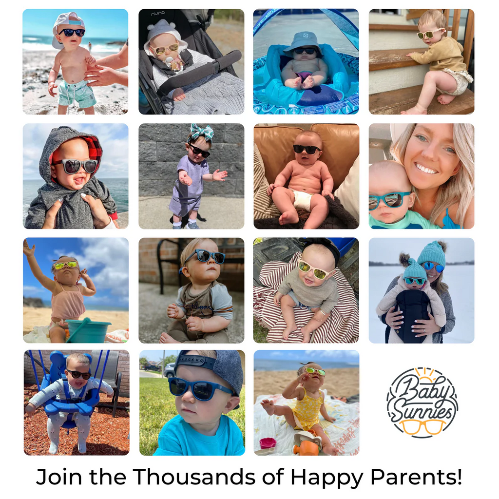 Red - Polarised Baby Sunglasses by Baby Sunnies (0-24 Months)