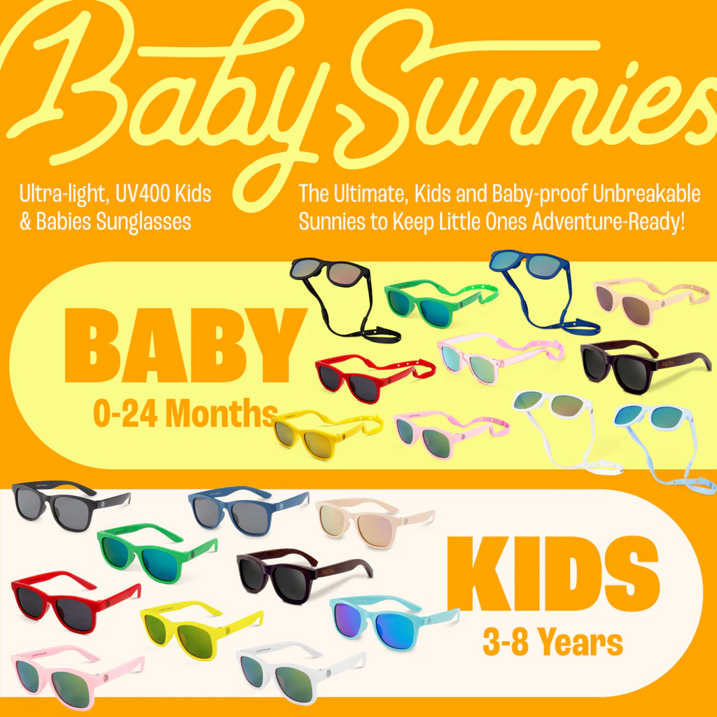 Babies Transparent Pink Sunglasses | Polarised UV400 with Adjustable Strap (0-24 Months)